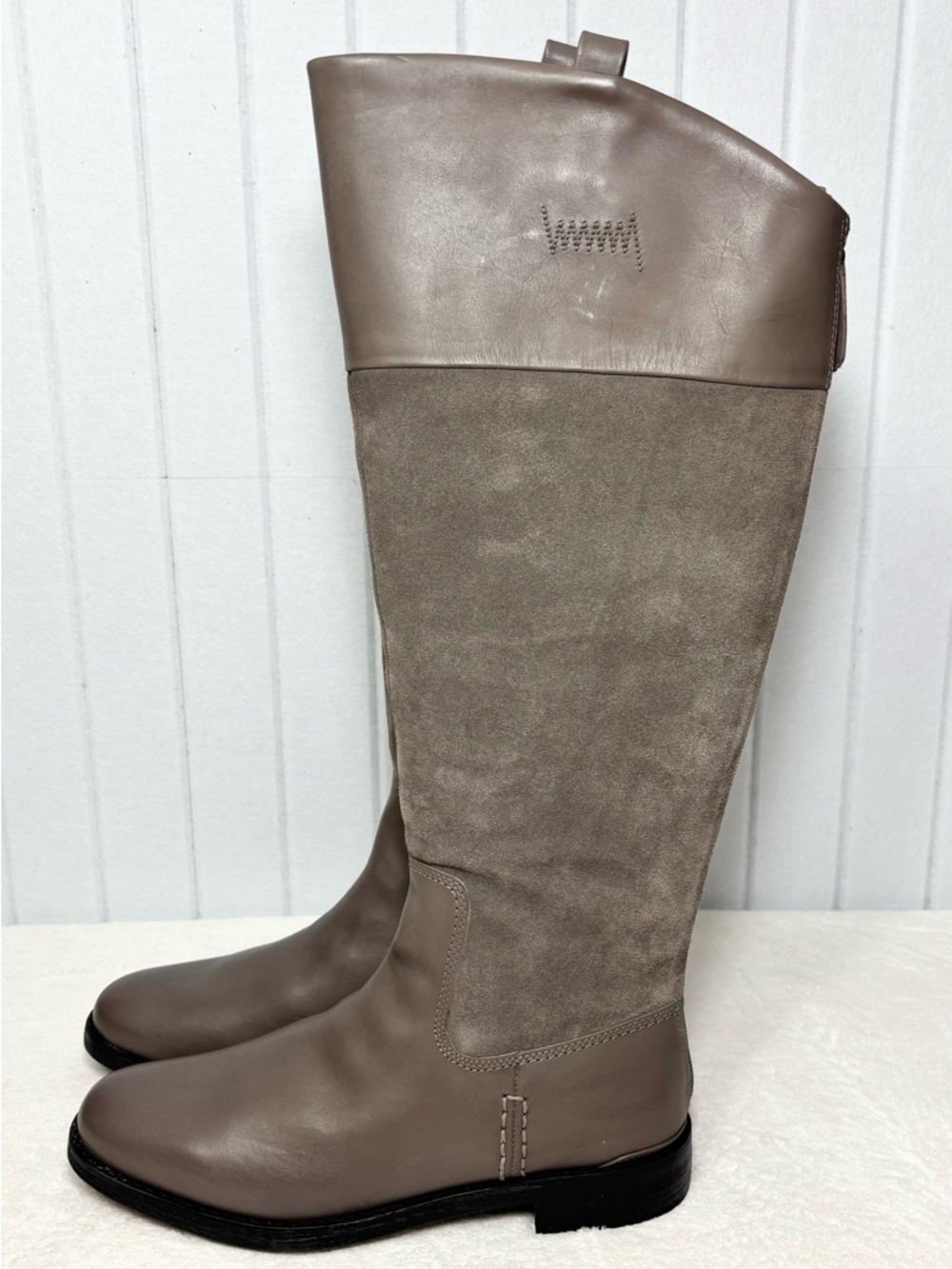 Franco Sarto L-MEYER2 GRAY‎ Knee-High Boots Size 10 M - Picture 3 of 15
